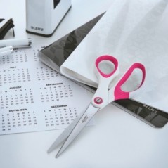 Tesoura Leitz WOW Titanium 5319-21-23 205mm Rosa Metálico