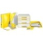Bloco de 4 Gavetas Leitz WOW Cube 5213-20-16 A4+ Branco/Amarelo Bloco de 4 Gavetas Leitz WOW Cube 5213-20-16 A4+ Branco/Amarelo