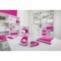 Bloco de 4 Gavetas Leitz WOW Cube 5213-20-23 A4+ Branco/Rosa Bloco de 4 Gavetas Leitz WOW Cube 5213-20-23 A4+ Branco/Rosa