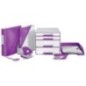 Bloco de 4 Gavetas Leitz WOW Cube 5213-20-62 A4+ Branco/Violeta Bloco de 4 Gavetas Leitz WOW Cube 5213-20-62 A4+ Branco/Violeta