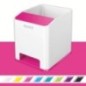 Copo Porta-Lápis Leitz WOW Sound 5363-10-23 Branco/Rosa Copo Porta-Lápis Leitz WOW Sound 5363-10-23 Branco/Rosa