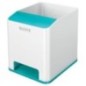Copo Porta-Lápis Leitz WOW Sound 5363-10-51 Branco/Turquesa Copo Porta-Lápis Leitz WOW Sound 5363-10-51 Branco/Turquesa
