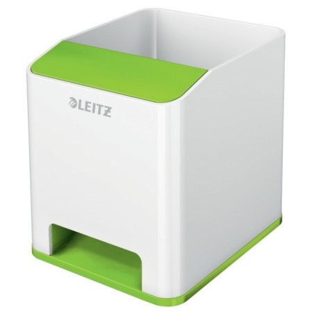 Copo Porta-Lápis Leitz WOW Sound 5363-10-54 Branco/Verde