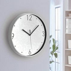 Relógio de Parede Leitz WOW Silent 9015-00-01 Branco Pérola