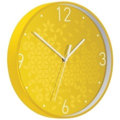 Relógio de Parede Leitz WOW Silent 9015-00-16 Amarelo Limão