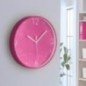 Relógio de Parede Leitz WOW Silent 9015-00-23 Rosa Metálico