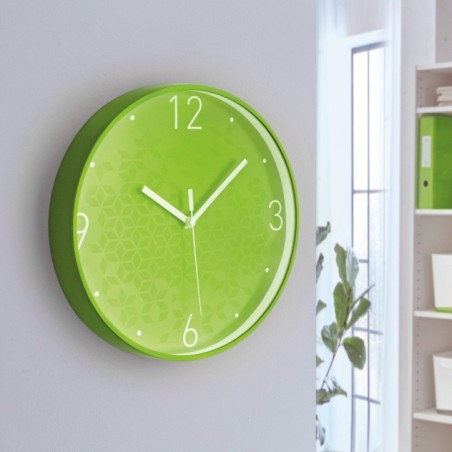 Relógio de Parede Leitz WOW Silent 9015-00-54 Verde Maçã