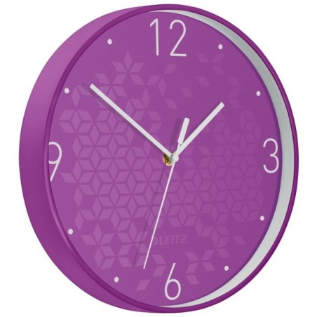 Relógio de Parede Leitz WOW Silent 9015-00-62 Violeta