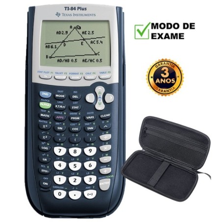Conjunto Calculadora Texas TI-84 Plus + Estojo