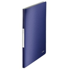 Pasta Catálogo Leitz Style 3958-00-69 A4 PP 20 Bolsas Azul