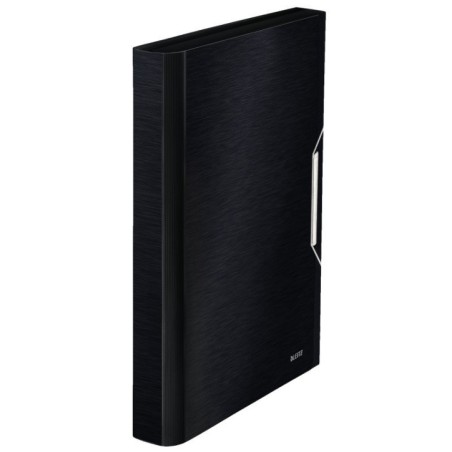 Pasta Classificadora Leitz Style 3957-00-94 A4 PP 6 Sep. Preto