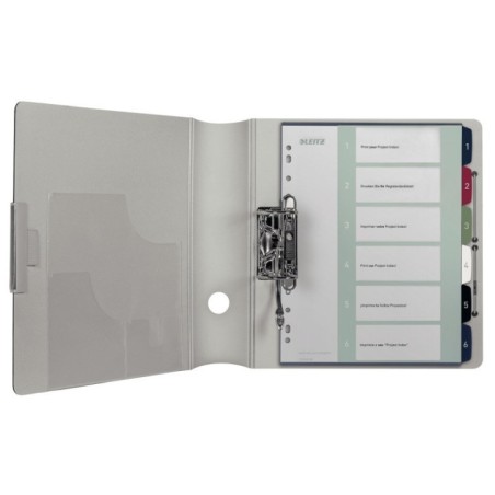 Índice de Plástico Leitz Style 1236-00-00 A4+ PP 300µm 1 a 6