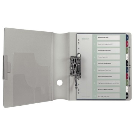Índice de Plástico Leitz Style 1237-00-00 A4+ PP 300µm 1 a 10