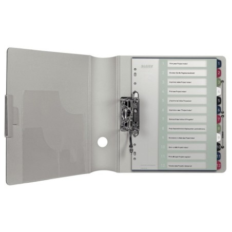 Índice de Plástico Leitz Style 1238-00-00 A4+ PP 300µm 1 a 12