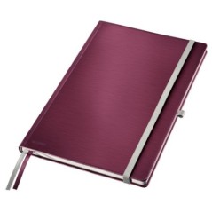 Notebook Leitz Style 4476-00-28 A4 80 Folhas 100g Quadriculado Vermelho
