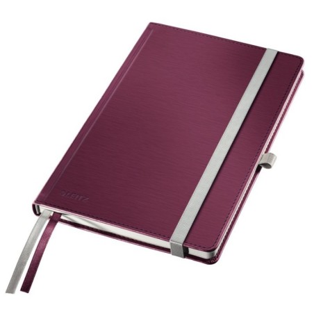 Notebook Leitz Style 4486-00-28 A5 80 Folhas 100g Quadriculado Vermelho