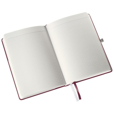 Notebook Leitz Style 4486-00-28 A5 80 Folhas 100g Quadriculado Vermelho