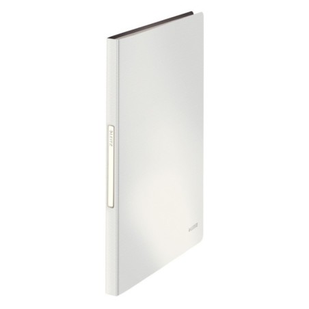 Pasta Catálogo Leitz Solid 4565-10-01 A4 PP 40 Bolsas Branco
