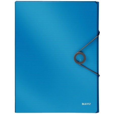 Pasta de Elásticos Leitz Solid 4568-10-30 A4 PP L30mm Azul Claro