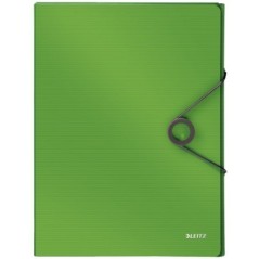 Pasta de Elásticos Leitz Solid 4568-10-50 A4 PP L30mm Verde Claro
