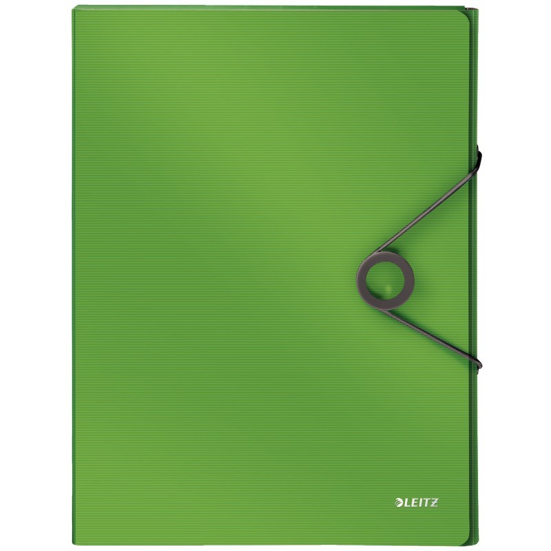 Pasta de Elásticos Leitz Solid 4568-10-50 A4 PP L30mm Verde Claro