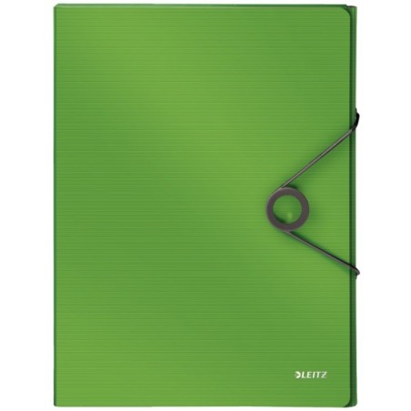 Pasta de Elásticos Leitz Solid 4568-10-50 A4 PP L30mm Verde Claro