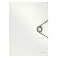 Pasta de Elásticos Leitz Solid 4563-10-01 A4 PP Branco