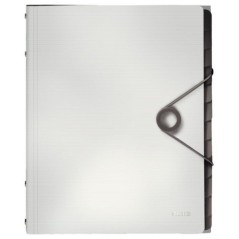 Pasta Classificadora Leitz Solid 4570-10-01 A4 PP 12 Separadores Branco