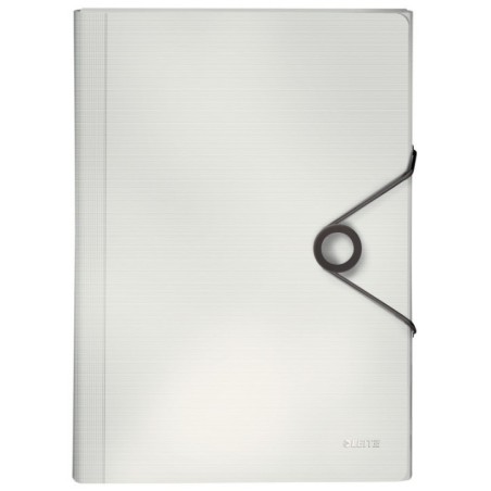 Pasta Classificadora Leitz Solid 4579-10-01 A4 PP 6 Sep. Branco