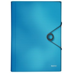 Pasta Classificadora Leitz Solid 4579-10-30 A4 PP 6 Sep. Azul