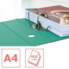 Pasta de Arquivo Esselte Colour Breeze 626218 A4 L82mm Verde