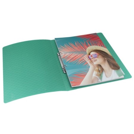 Dossier de Arquivo Esselte Colour Breeze 626243 A4 L27mm 2xRØ20mm PP Verde
