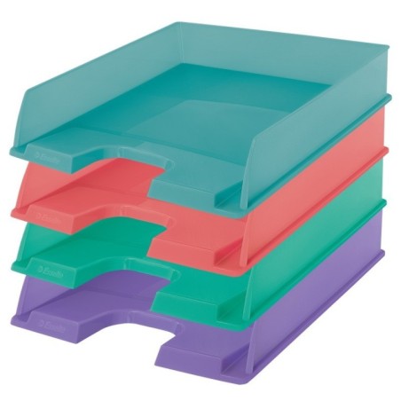 Tabuleiro de Secretária Esselte Colour Breeze 626276 A4 PS Sortido