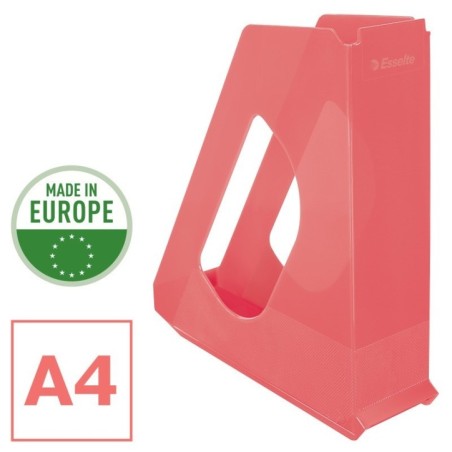 Porta Revistas Esselte Colour Breeze 628455 A4 PS Coral
