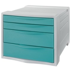 Bloco de 4 Gavetas Esselte Colour Breeze 626284 A4 Azul