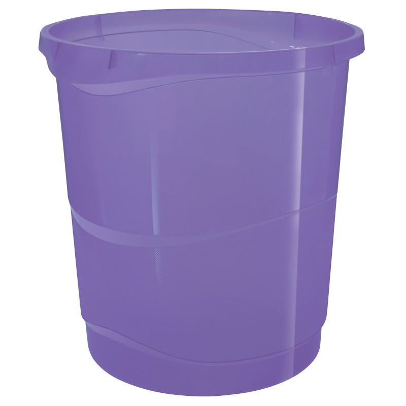 Cesto de Papéis Esselte Colour Breeze 628462 PP 14 Litros Malva