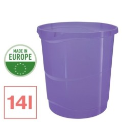 Cesto de Papéis Esselte Colour Breeze 628462 PP 14 Litros Malva