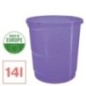 Cesto de Papéis Esselte Colour Breeze 628462 PP 14 Litros Malva