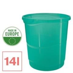Cesto de Papéis Esselte Colour Breeze 626290 PP 14 Litros Verde
