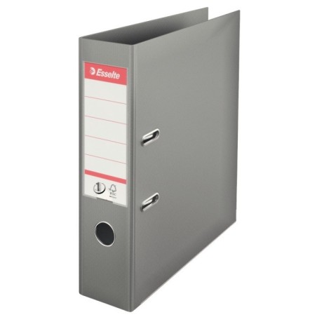 Pasta de Arquivo Esselte Nº1 Vivida 811380 A4 L75mm PP Cinzento