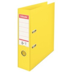 Pasta de Arquivo Esselte Nº1 Vivida 624070 A4 L75mm PP Amarelo