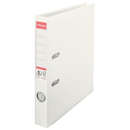 Pasta de Arquivo Esselte Nº1 Vivida 811400 A4 L50mm PP Branco