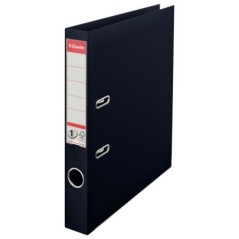 Pasta de Arquivo Esselte Nº1 Vivida 811470 A4 L50mm PP Preto