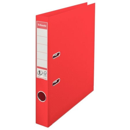 Pasta de Arquivo Esselte Nº1 Vivida 624072 A4 L50mm PP Vermelho Claro