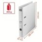 Pasta de Arquivo Esselte Nº1 Vivida 624072 A4 L50mm PP Vermelho Claro
