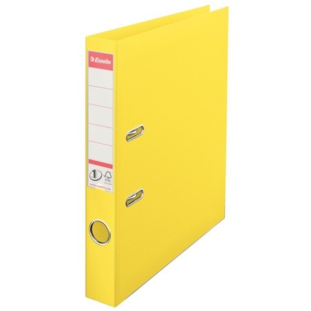 Pasta de Arquivo Esselte Nº1 Vivida 624074 A4 L50mm PP Amarelo