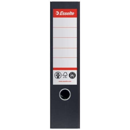 Pasta de Arquivo Esselte Nº1 CO2 Neutral 627569 A4 L75mm Preto