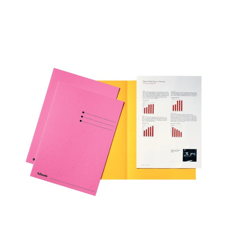 Subcapa de Cartolina Esselte Simples 2113411 A4 180g/m² Rosa Subcapa de Cartolina Esselte Simples 2113411 A4 180g/m² Rosa