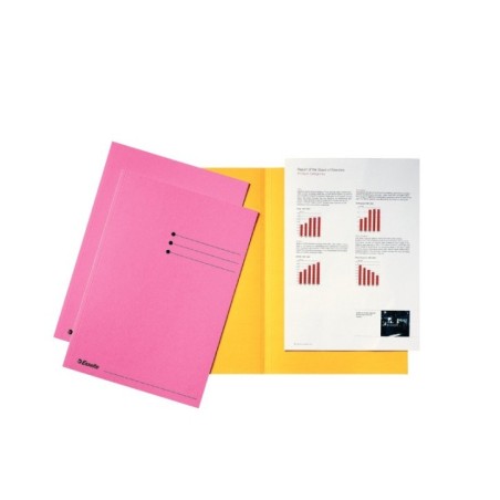 Subcapa de Cartolina Esselte Simples 2113411 A4 180g/m² Rosa