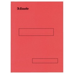 Subcapa de Cartolina Esselte 2 Abas 721020 A4 160g/m² Vermelho